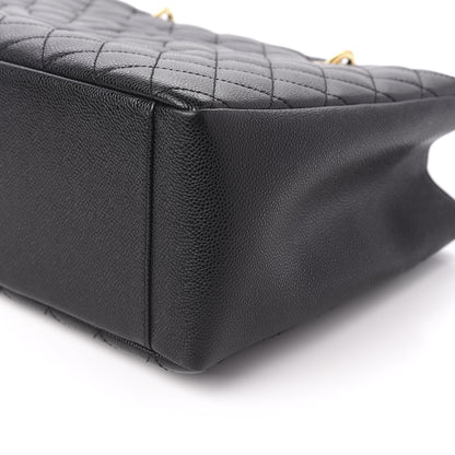 Chanel Caviar Quilted Grand Shopping Tote GST Black 7 of 12