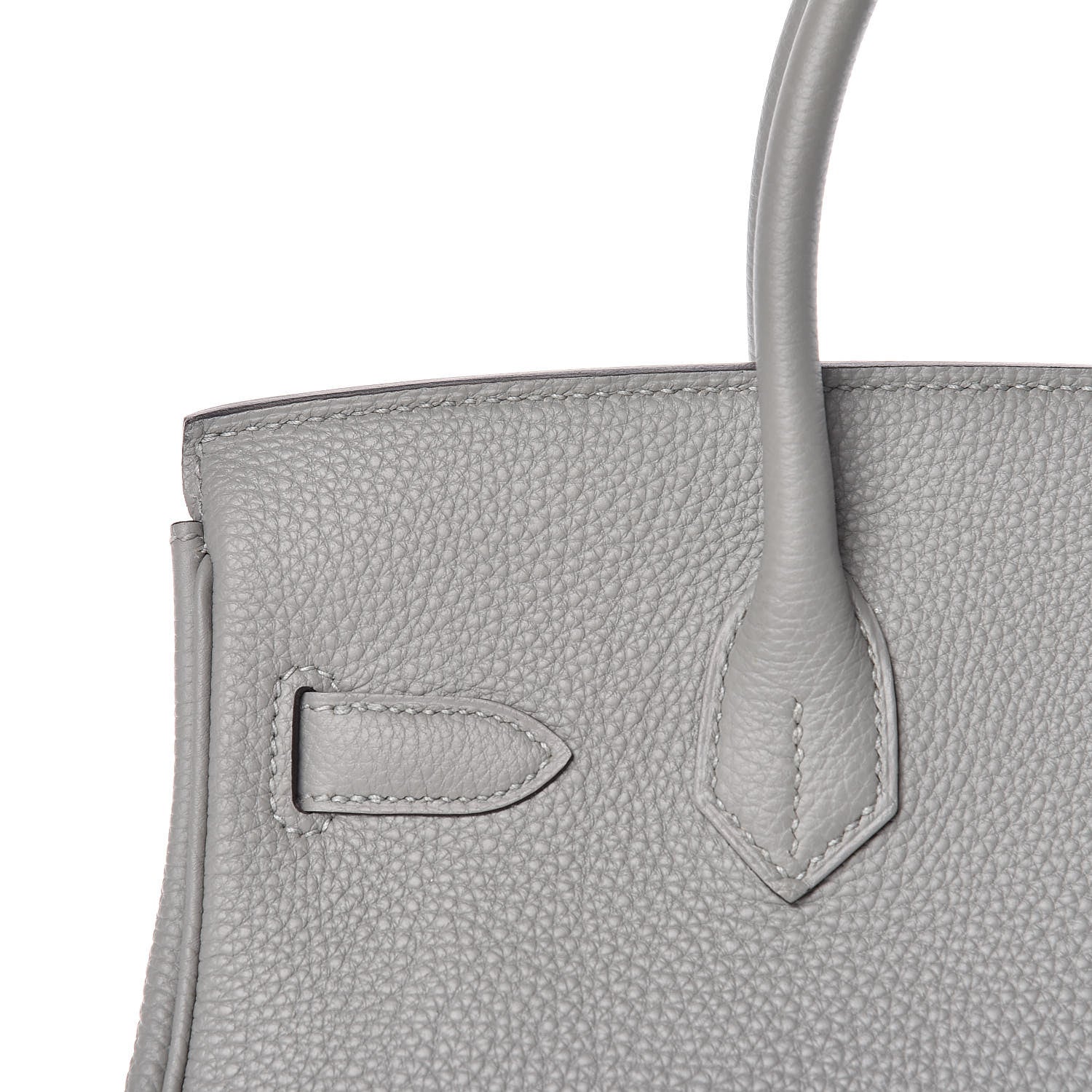 Hermes Togo Birkin 30 Gris Mouette 29 of 34