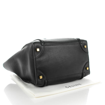 Celine Smooth Calfskin Mini Luggage Black 4 of 8