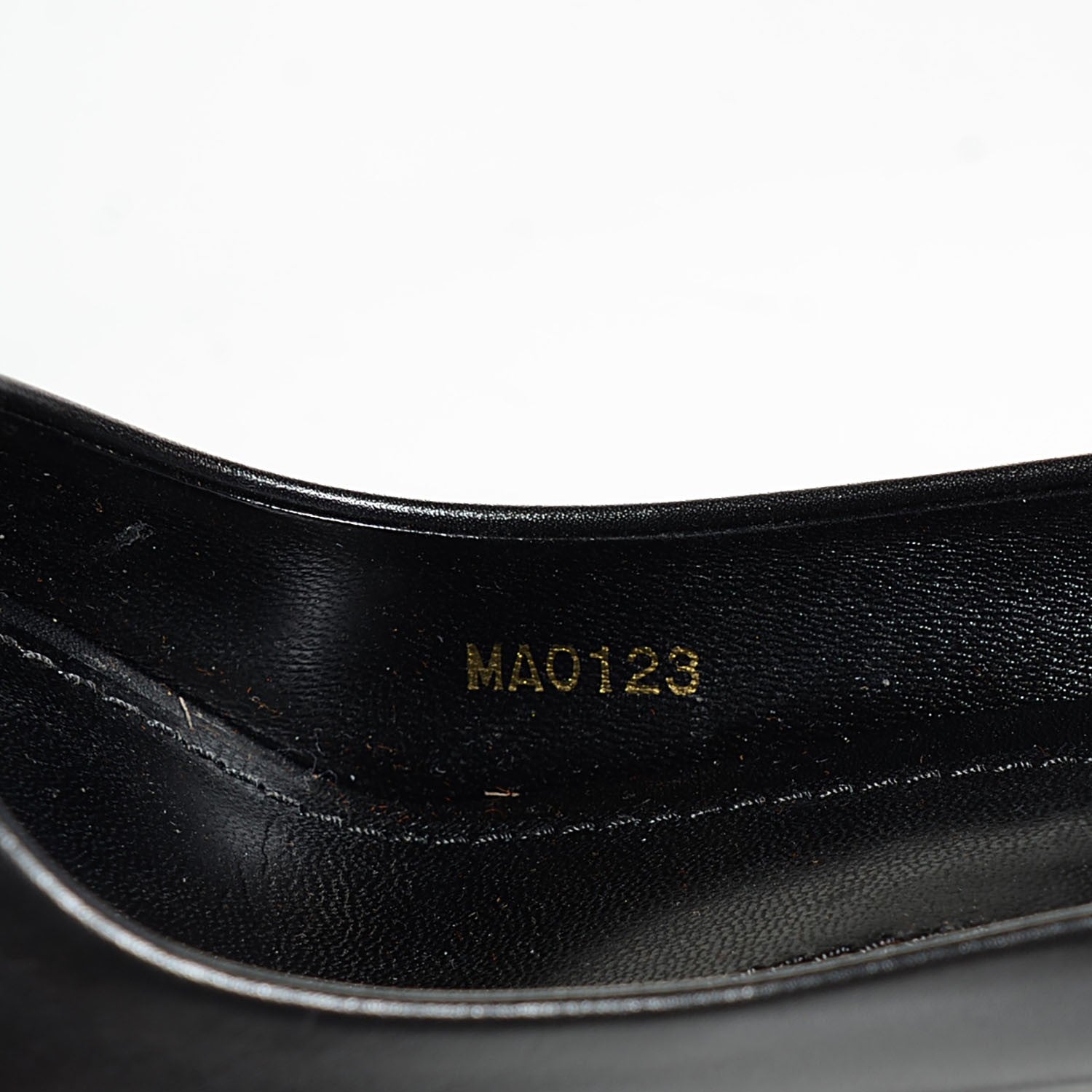 Louis Vuitton Smooth Calfskin Oh Really Peep Toe Pumps 36 Black 5 of 7
