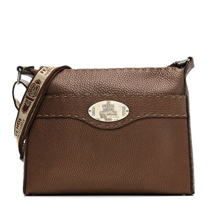 Fendi Cuoio Romano Selleria Messenger Bronze 1 of 18