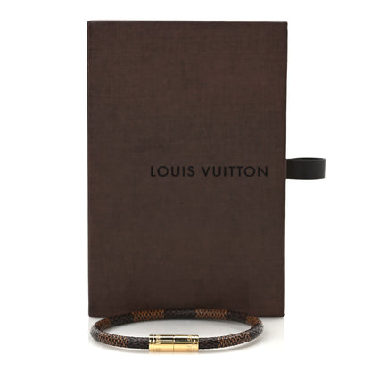 Louis Vuitton Damier Ebene Keep It Bracelet 21 6 of 6