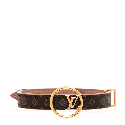 Louis Vuitton Monogram Calfskin LV Eclipse Reversible Bracelet 19 Rose Poudre 4 of 6