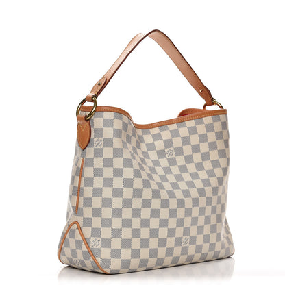 Louis Vuitton Damier Azur Delightful PM Pink 3 of 14