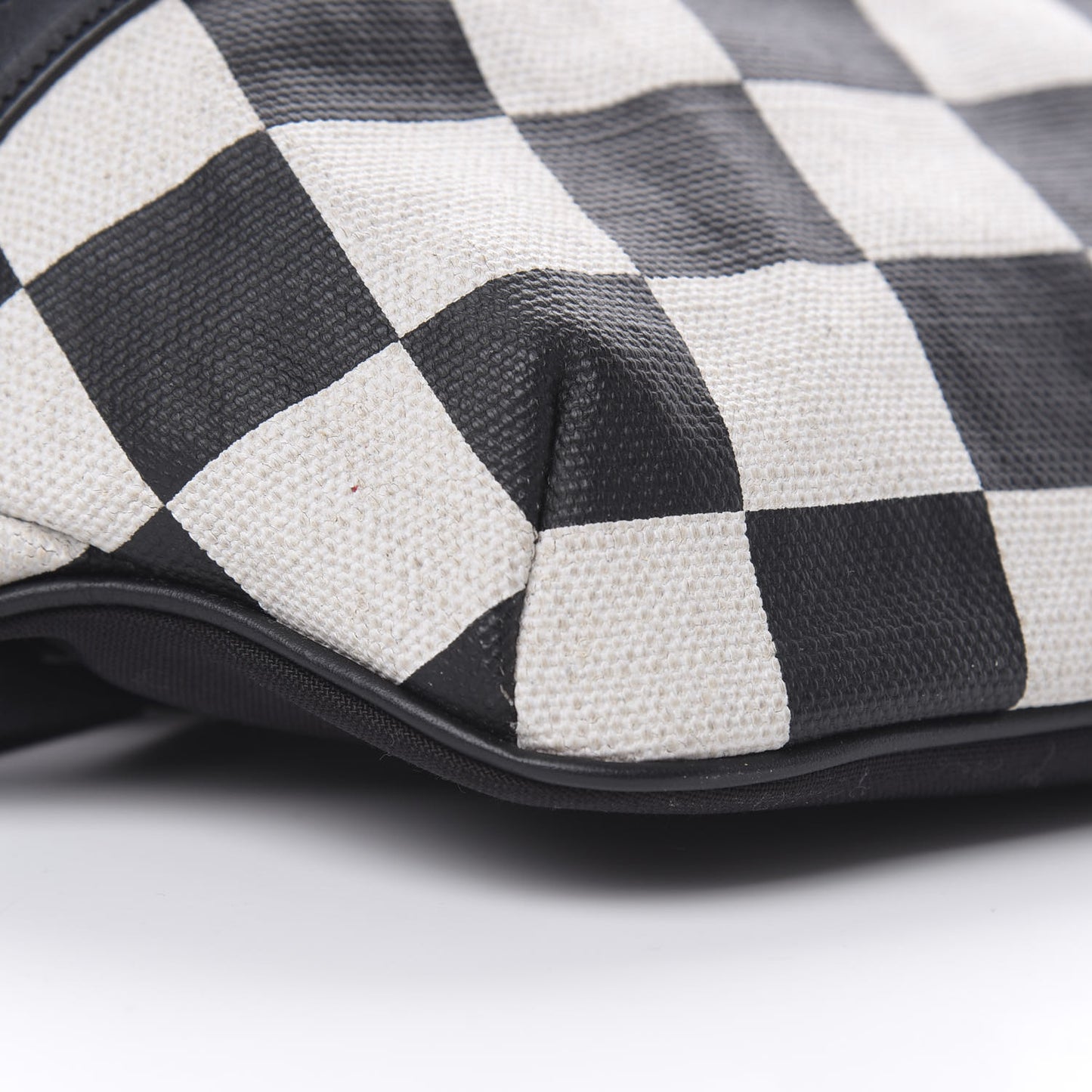 Canvas Classic Belt Bag Black White