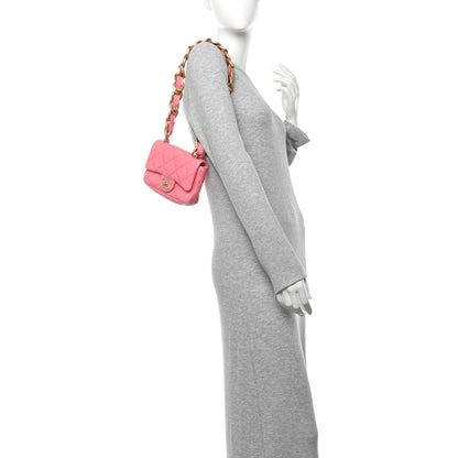 Chanel Lambskin Quilted Mini Funky Town Flap Pink 2 of 10