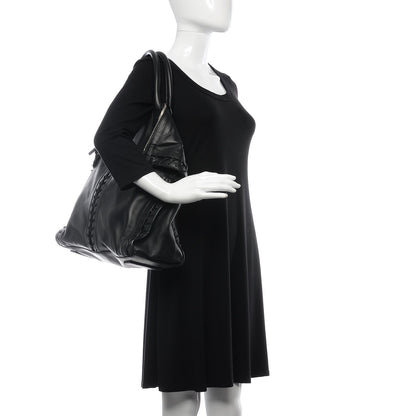 Alexander McQueen Lambskin Lace Up De Manta Tote Black 2 of 7