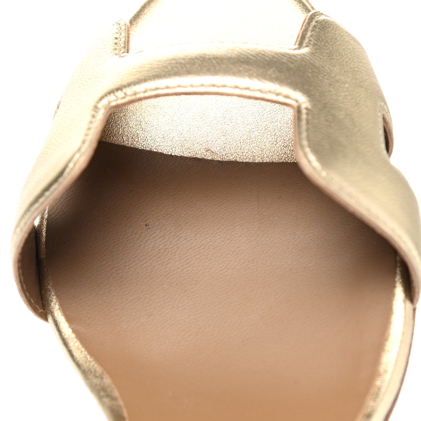 Metallic Nappa Night 70 Slingback Sandals 37 Gold