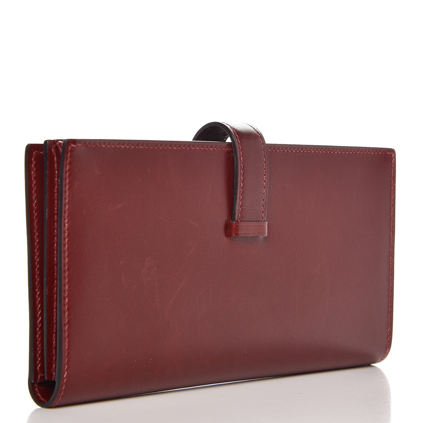 Box Bearn Gusset Wallet Rouge H