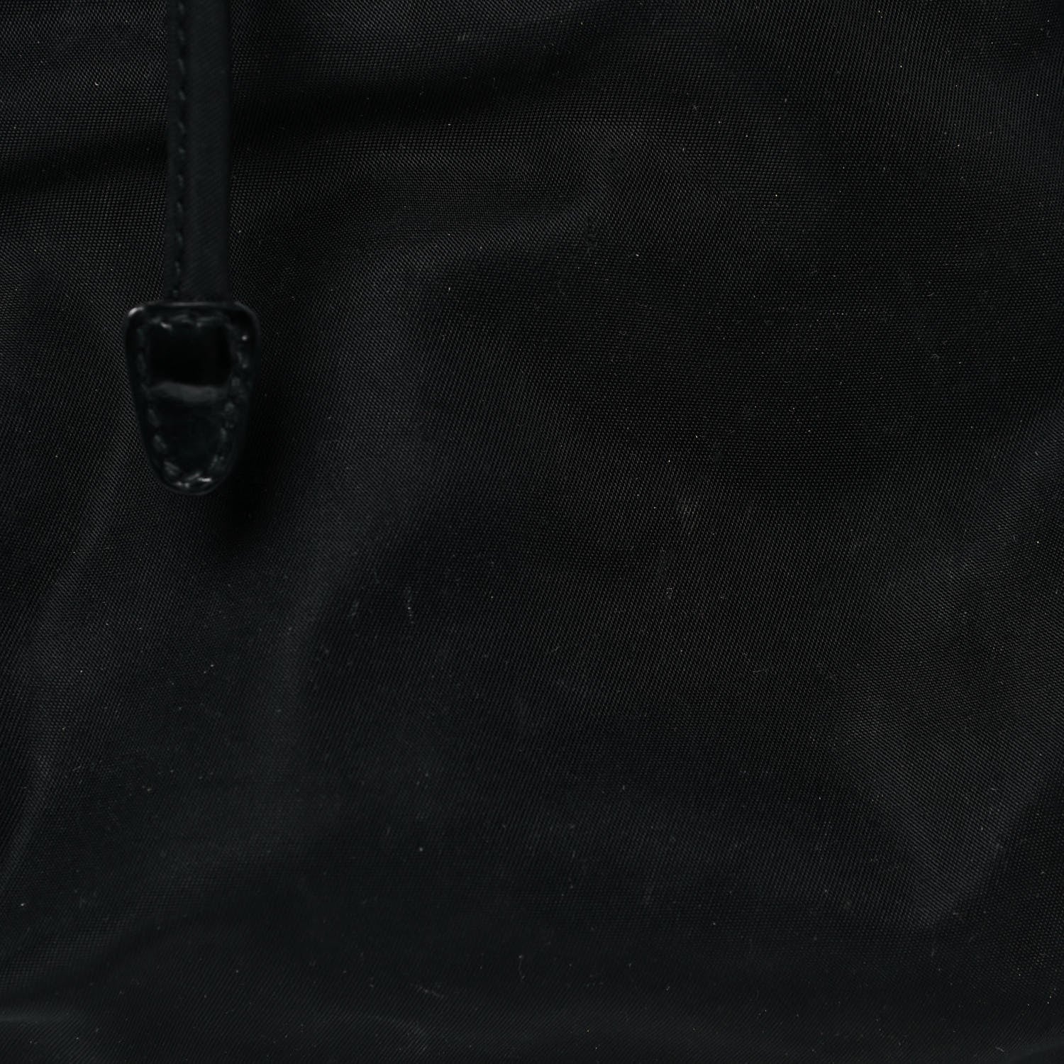 Prada Nylon Vela Saffiano Cinch Backpack Black 11 of 15