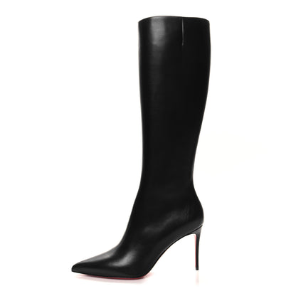 Christian Louboutin Calfskin So Kate Pointed Tall Boots 40.5 Black 1 of 7