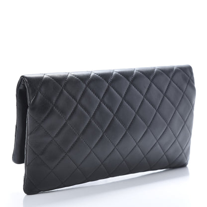Chanel Lambskin Quilted CC Beauty Clutch Black 3 of 10