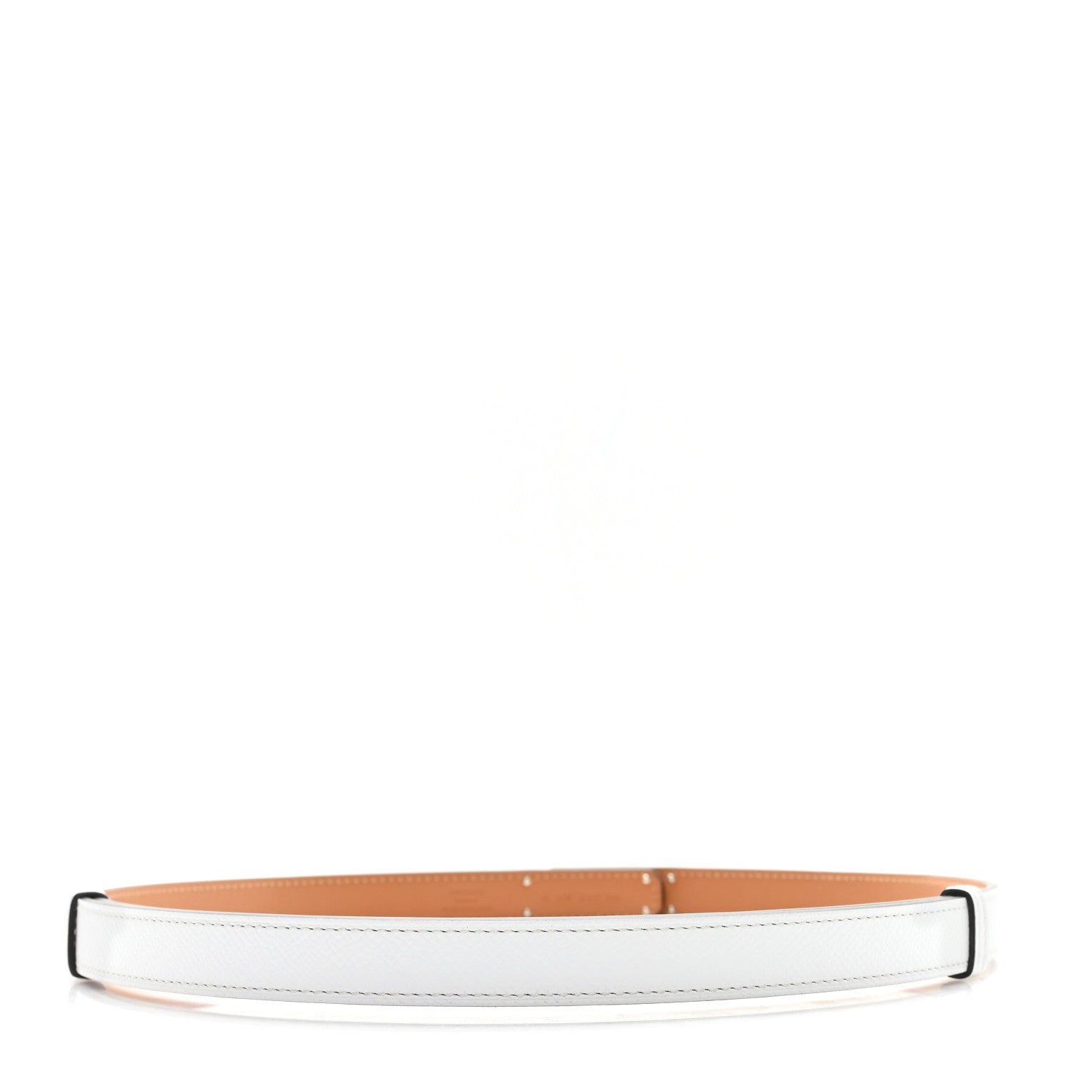 Hermes Epsom Kelly Belt White 2 of 4