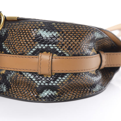 Chloe Python Calfskin Embossed Mini Marcie Round Crossbody Bag Multicolor 11 of 11