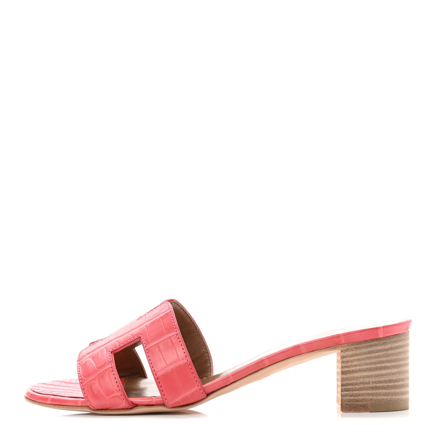 Matte Alligator Oasis Sandals 37 Bougainvillea
