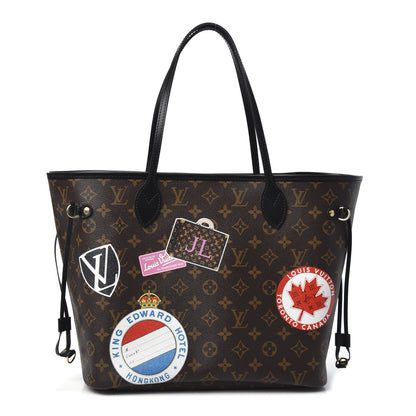 Louis Vuitton Monogram My LV World Tour Neverfull MM 1 of 9