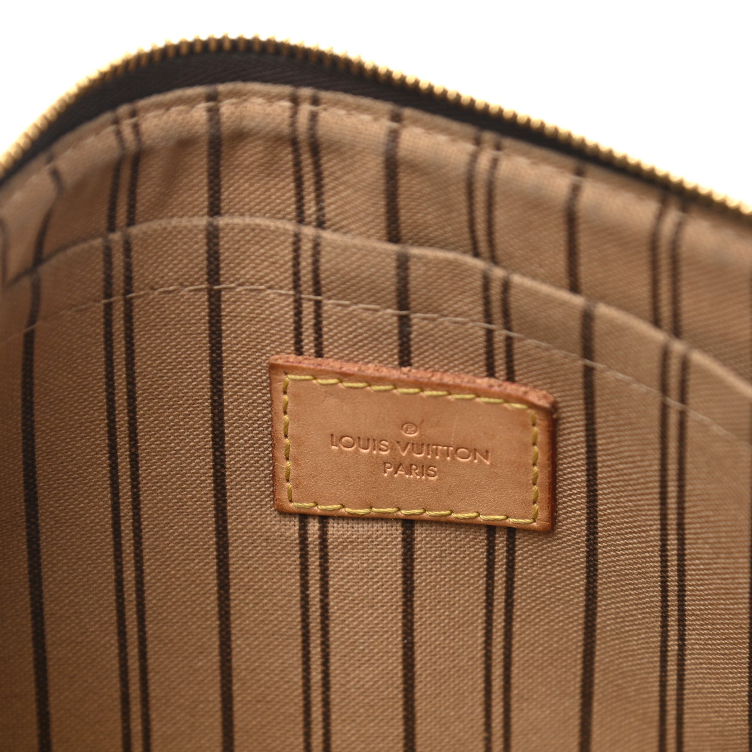 Louis Vuitton Monogram Neverfull MM GM Pochette 6 of 9