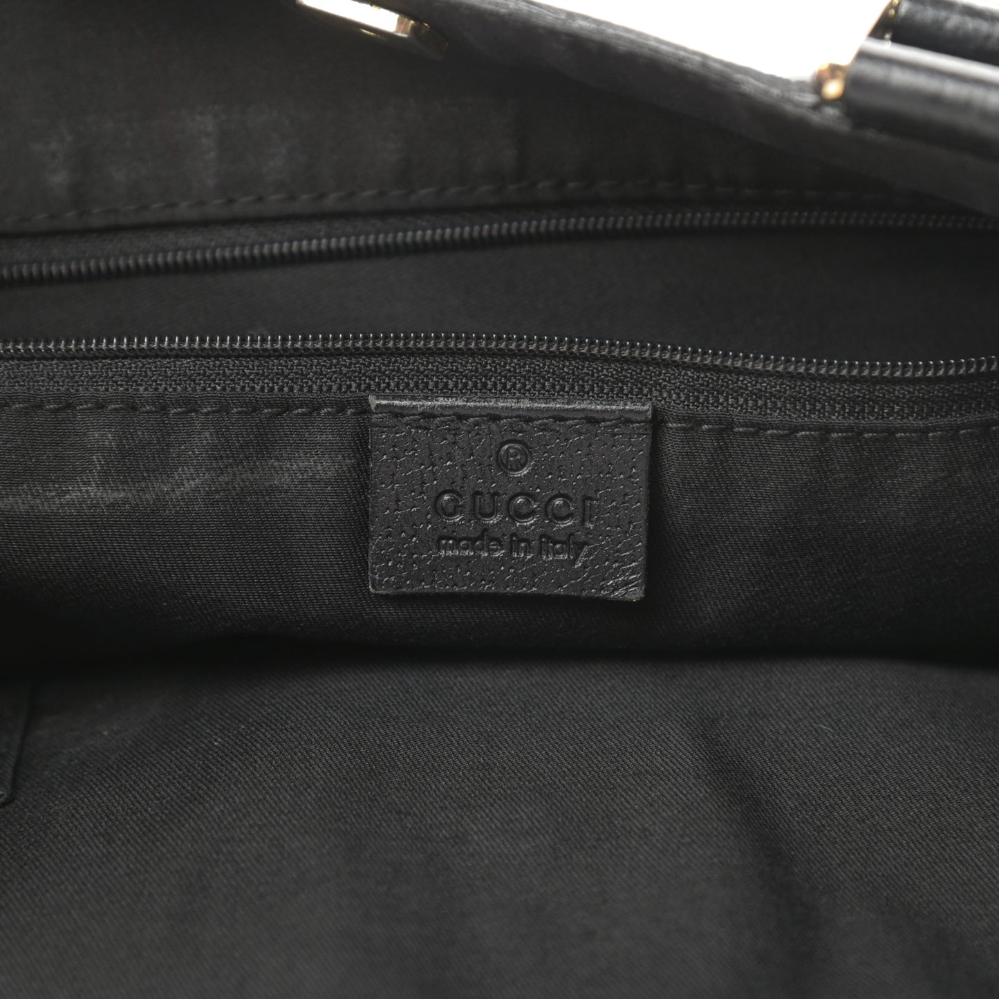 Monogram Large Abbey Tote Black
