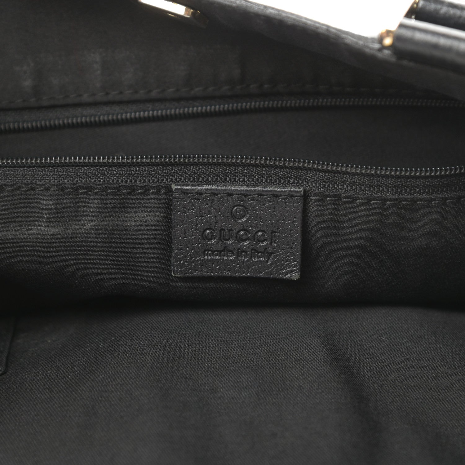 Gucci Monogram Large Abbey Tote Black 6 of 15