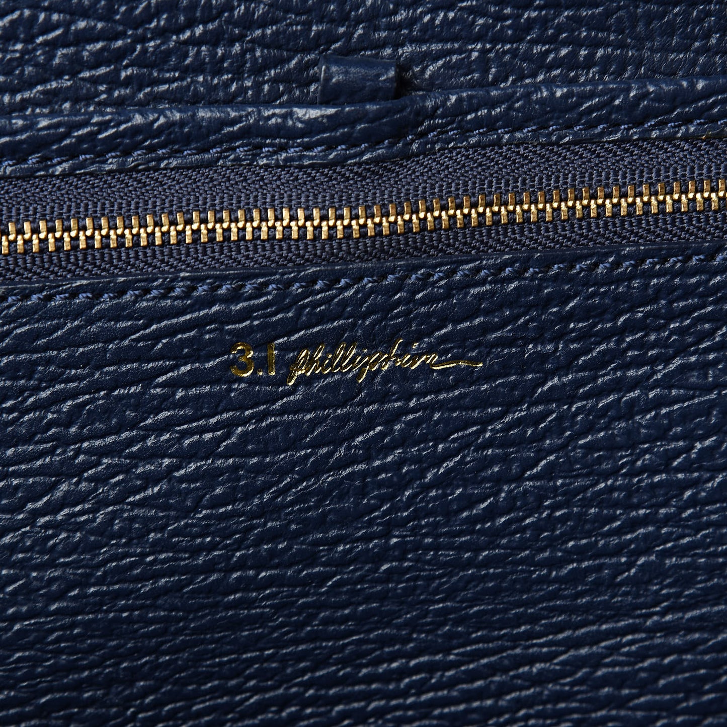 3.1 Textured Calfskin Large Pashli Satchel Ink