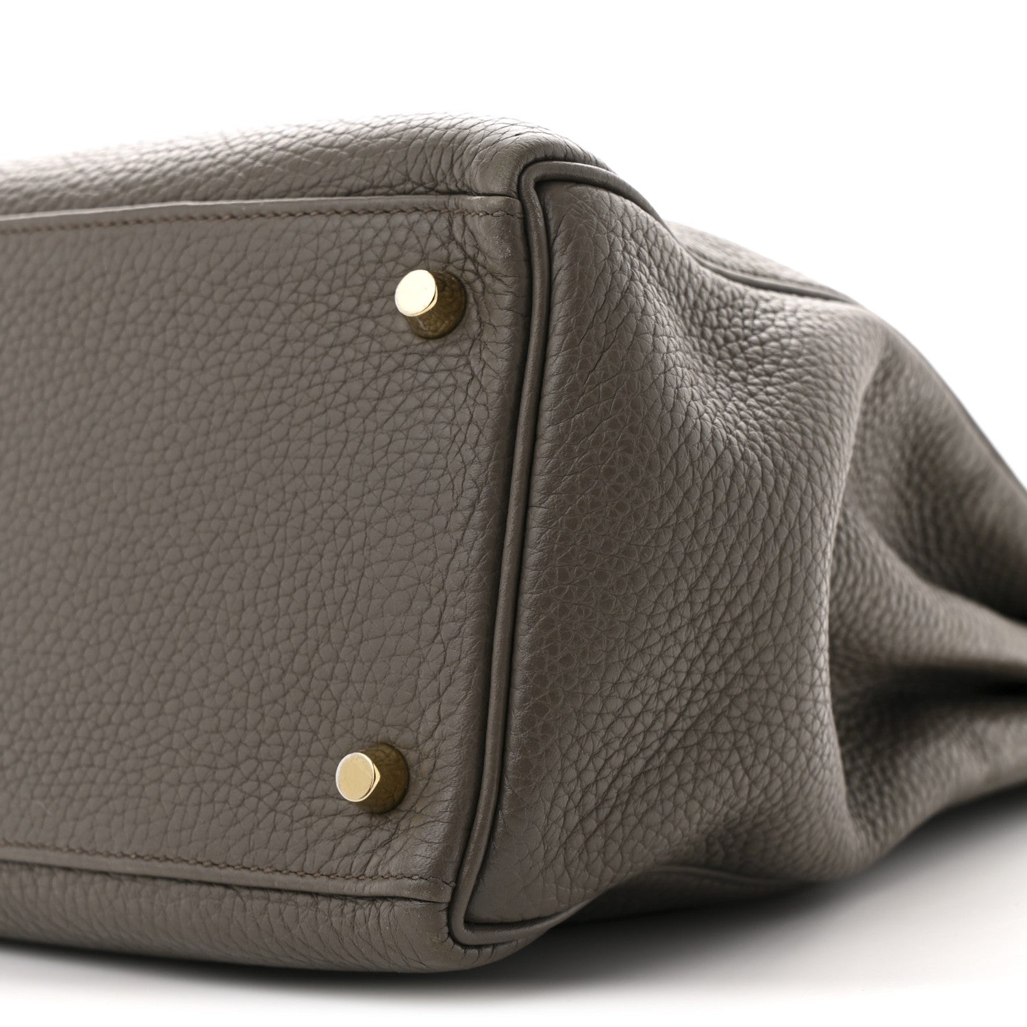 Hermes Taurillon Clemence Kelly Retourne 32 Etain 10 of 13
