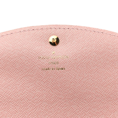 Louis Vuitton Damier Ebene Caissa Wallet Rose Ballerine 6 of 7