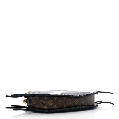 Louis Vuitton LOUIS VUITTON Epi Grace Coddington Catogram Chain Pochette Black 4 of 9