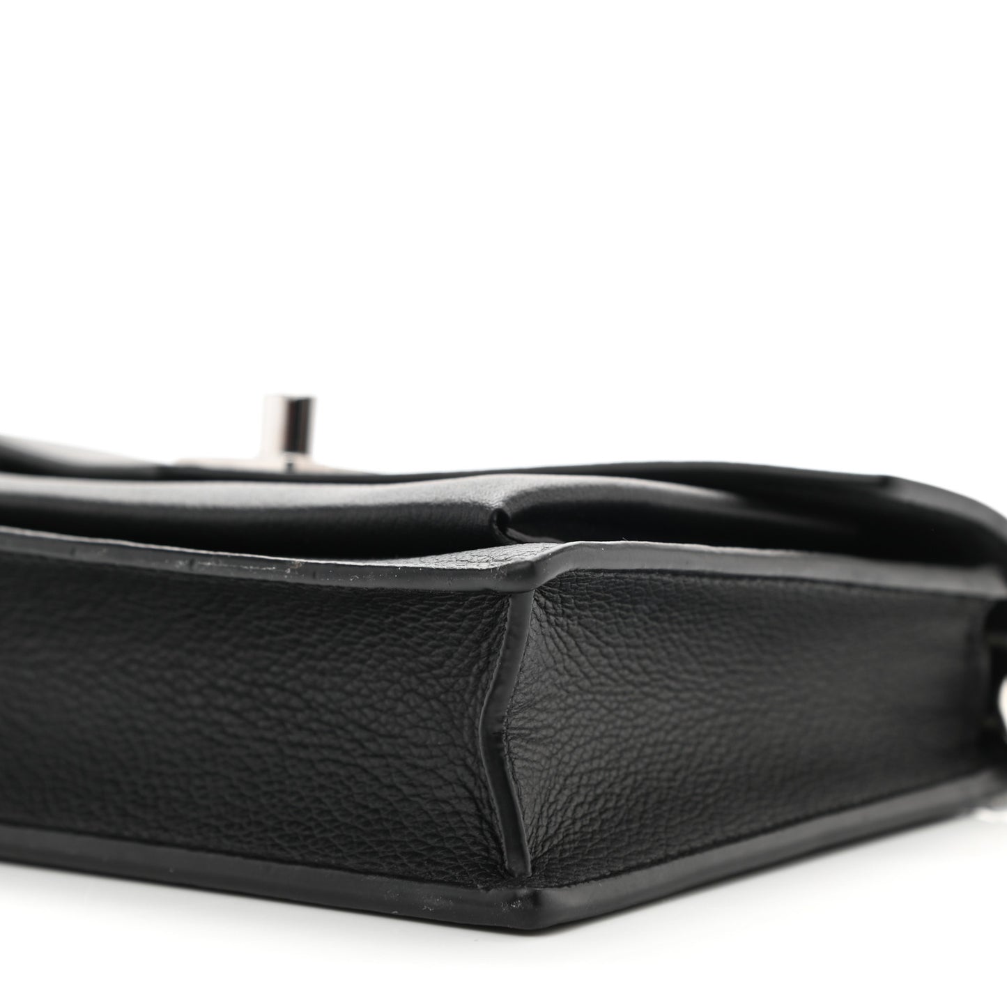 Soft Calfskin My Lockme Chain Pochette Black