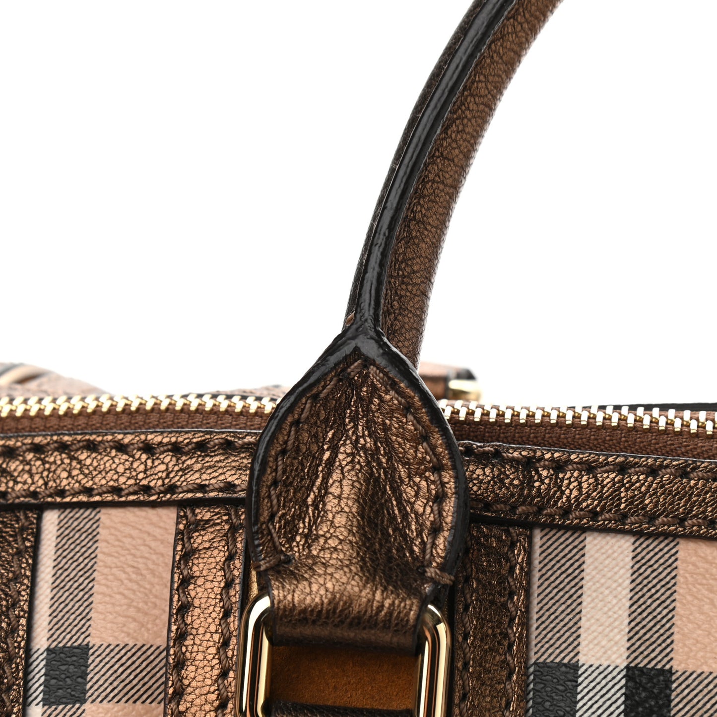 Haymarket Check Medium Alchester Bowling Bag Bronze