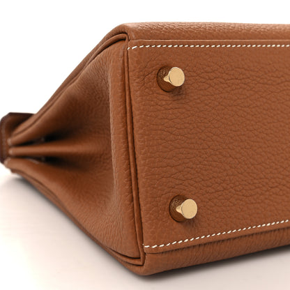 Hermes Togo Kelly Retourne 25 Gold 9 of 11