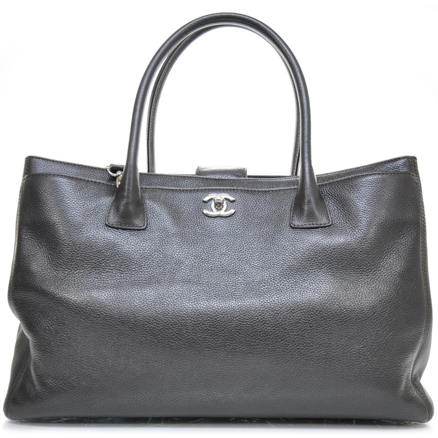 Caviar Cerf Executive Shopper Tote Dark Brown