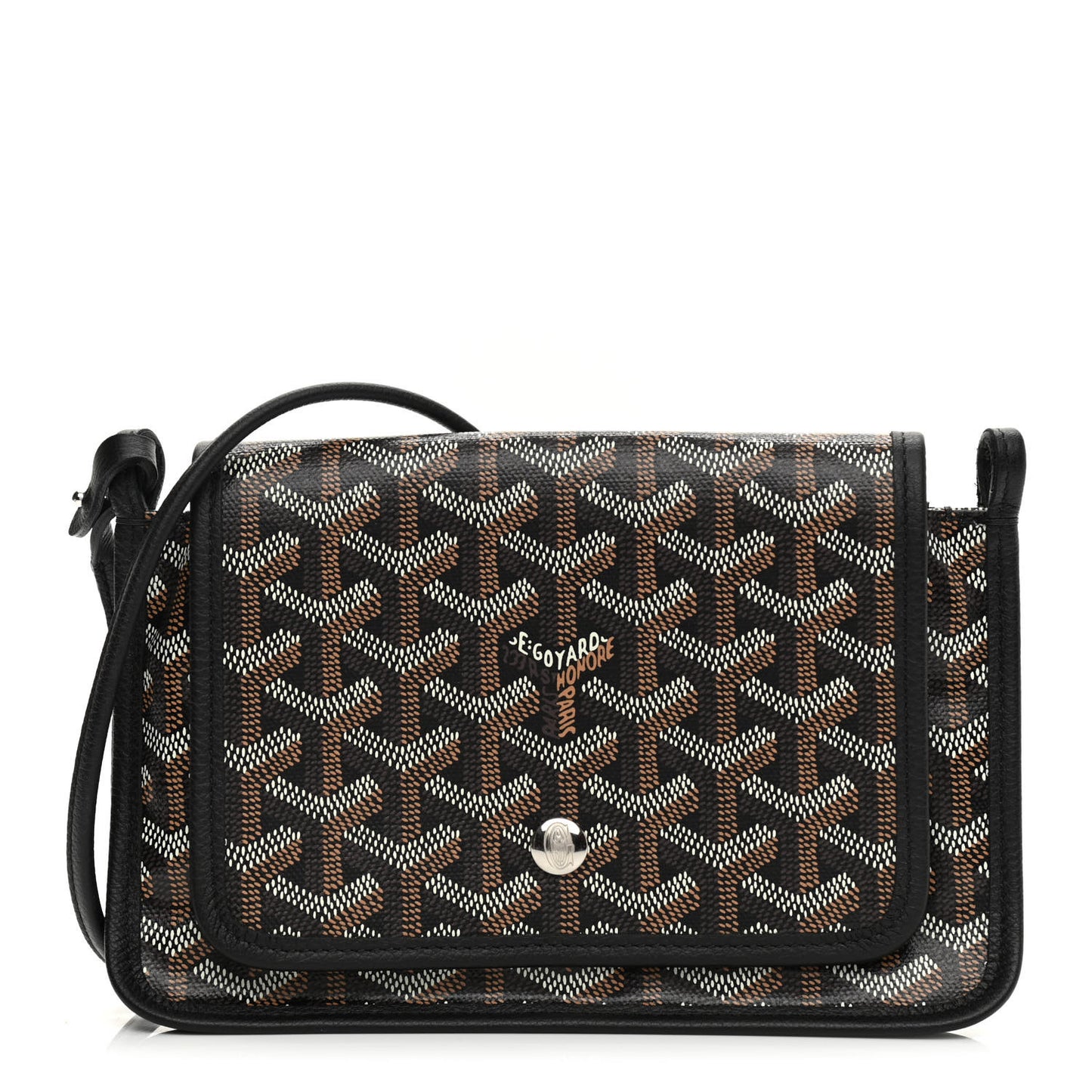 Goyardine Plumet Wallet Clutch Black