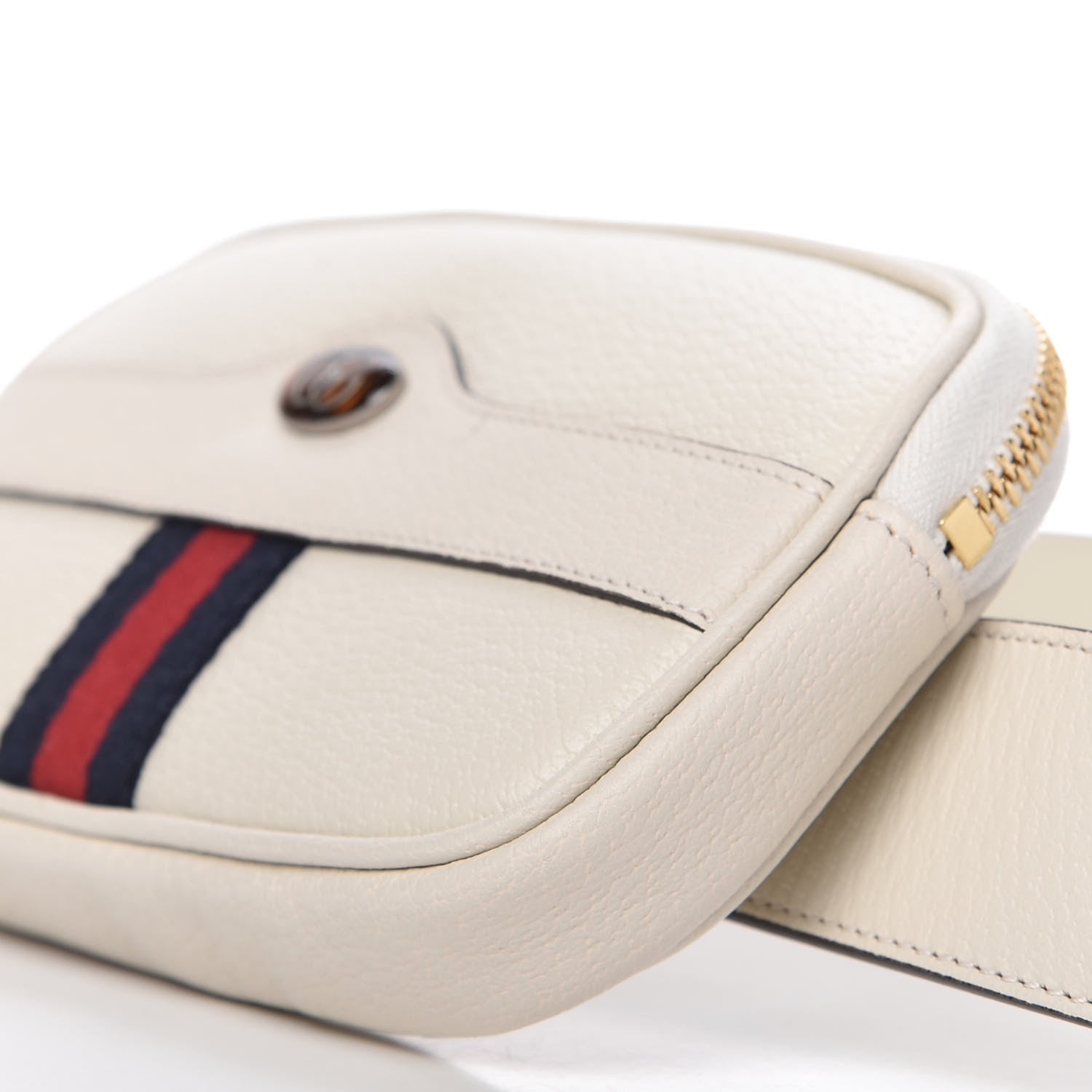 Gucci Grained Calfskin Ophidia Belted iPhone Case 95 38 White 7 of 12