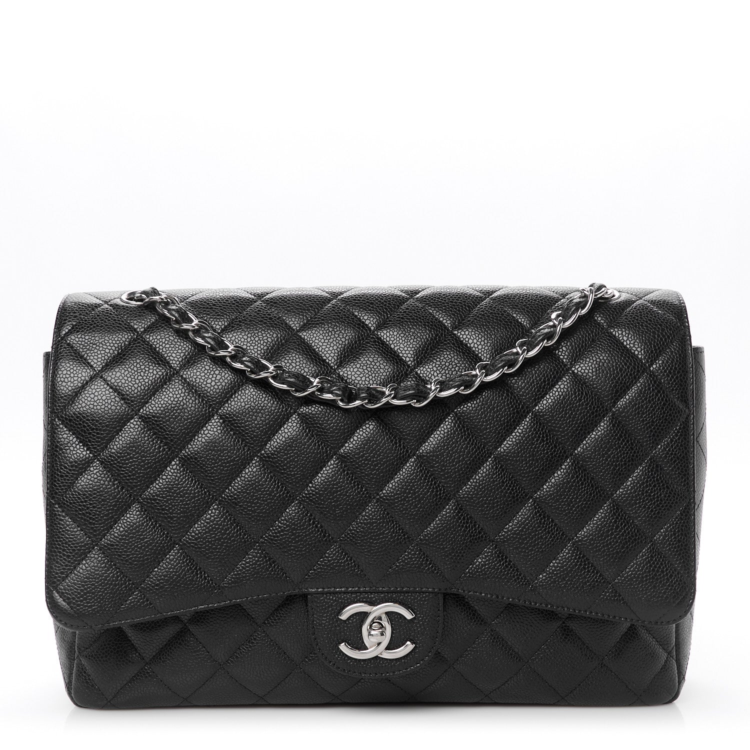 Chanel Caviar Quilted Maxi Double Flap Black 1 of 11