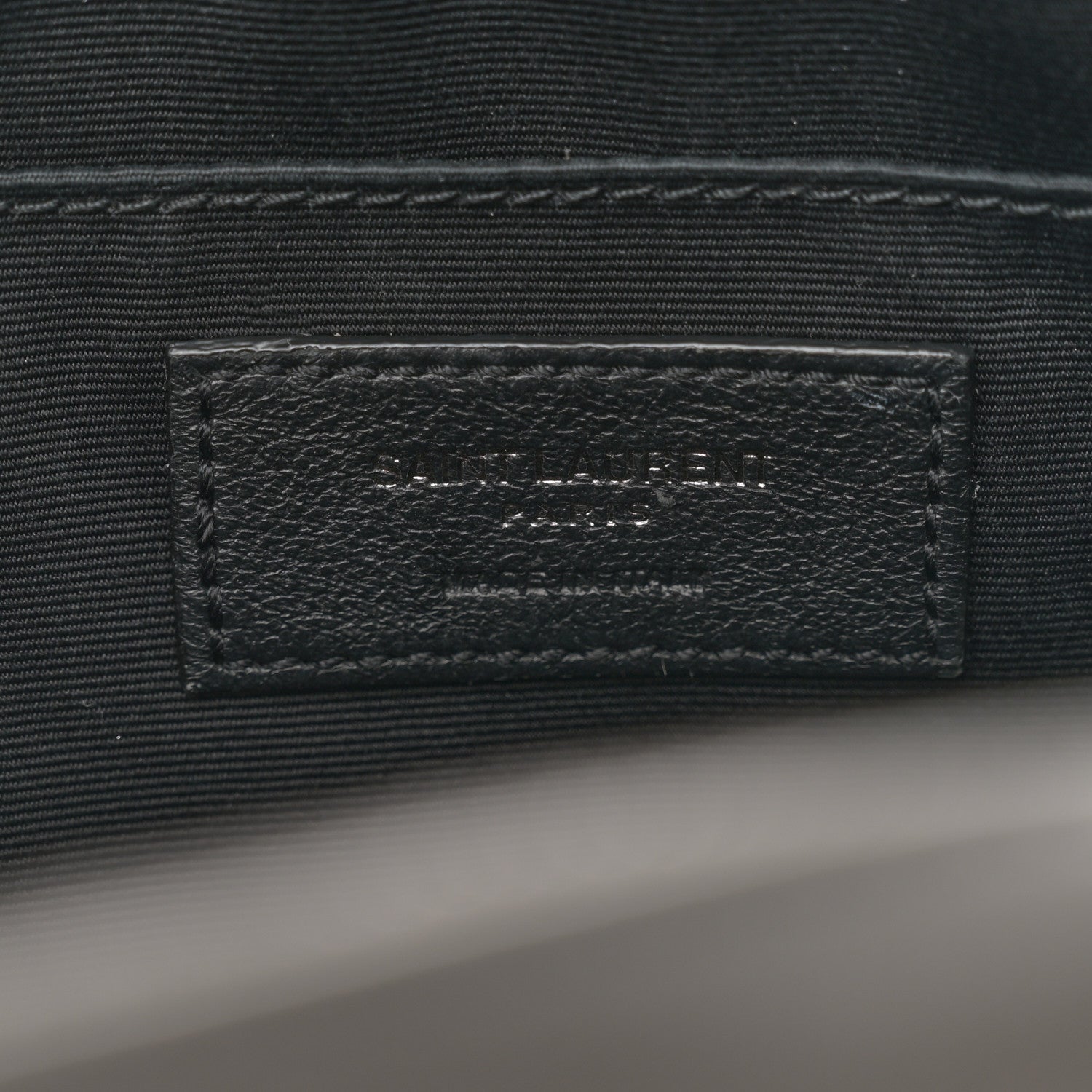 Saint Laurent Calfskin Matelasse Monogram Lou Camera Bag Dark Smog 6 of 12