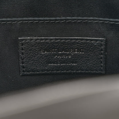 Saint Laurent Calfskin Matelasse Monogram Lou Camera Bag Dark Smog 6 of 12