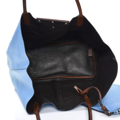 Givenchy Grained Calfskin Large Antigona Tote Blue Brown 6 of 15
