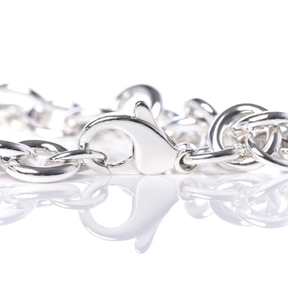 Tiffany Sterling Silver Heart Tag Charm Bracelet 4 of 5