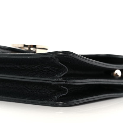 Gucci Dollar Calfskin Small Interlocking G Shoulder Bag Black 9 of 9