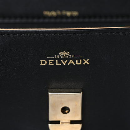 Delvaux Calfskin MM Tempete Satchel Black 7 of 22