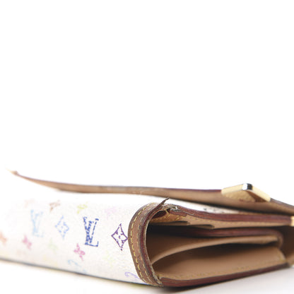 Louis Vuitton Monogram Multicolor Porte Tresor International Wallet White 7 of 10