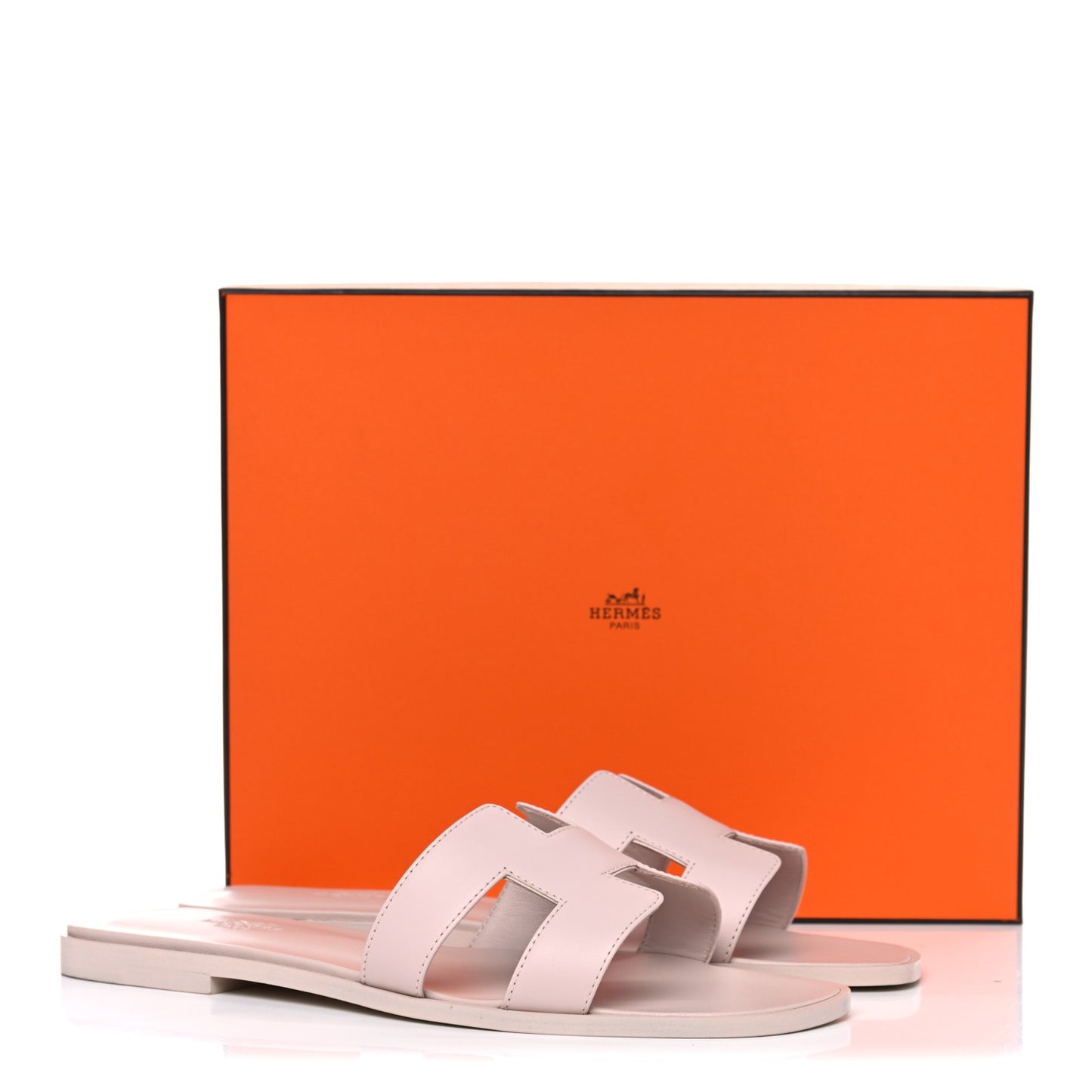 Calfskin Oran Sandals 40 Rose Petale