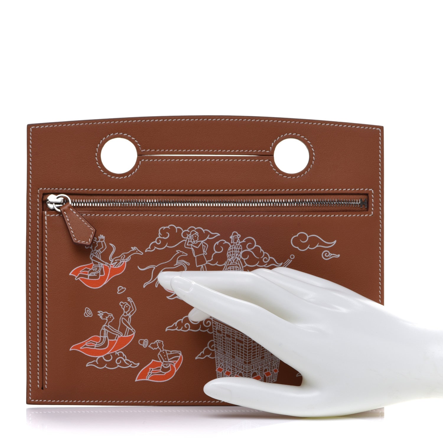 Hermes Swift L'Epopee d'Hermes Backpocket Pouch 30 Gold 2 of 9