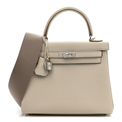 Hermes Togo Kelly Retourne 25 Beton Gris Asphalte 1 of 11