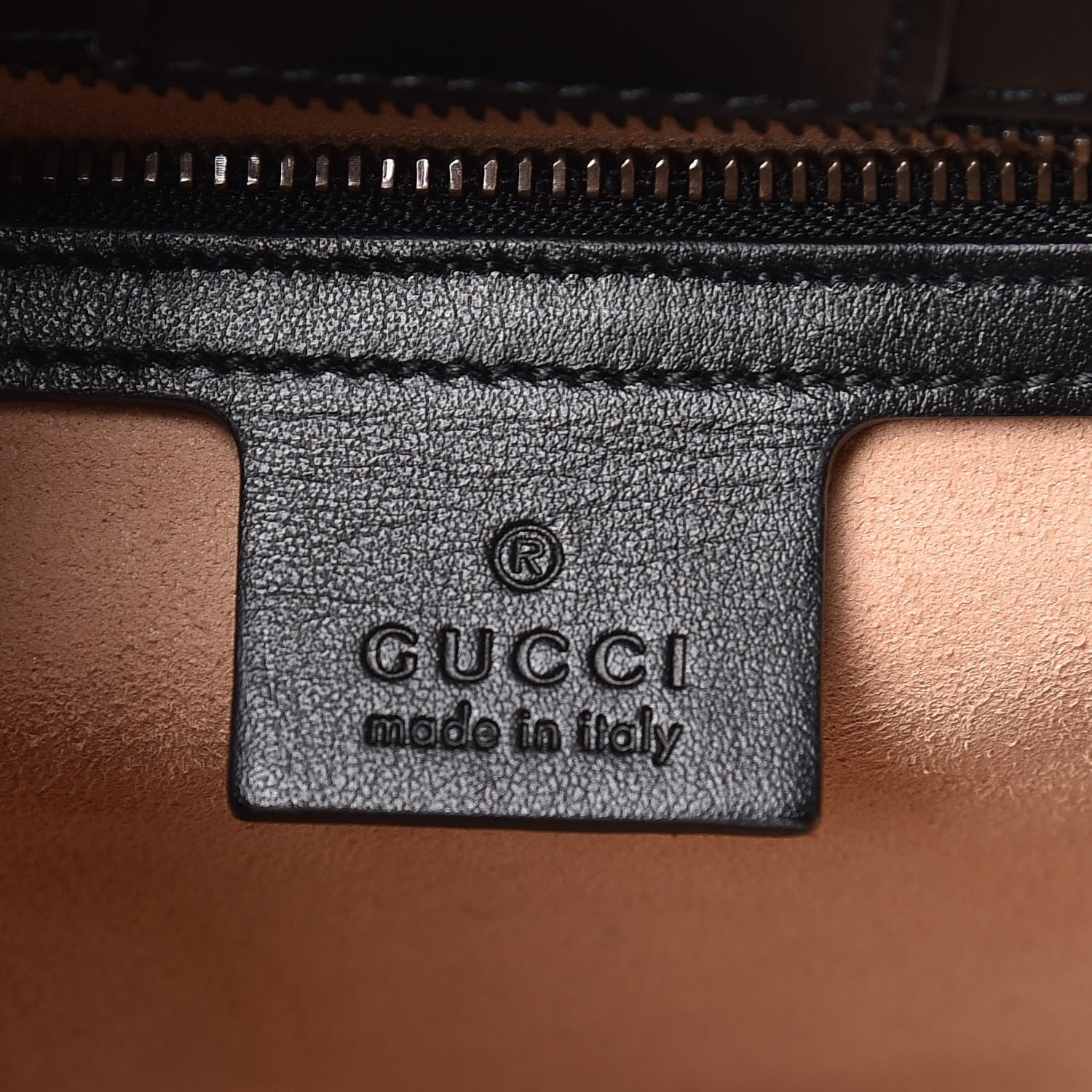 Gucci Calfskin Matelasse Small GG Marmont Tote Black 6 of 9