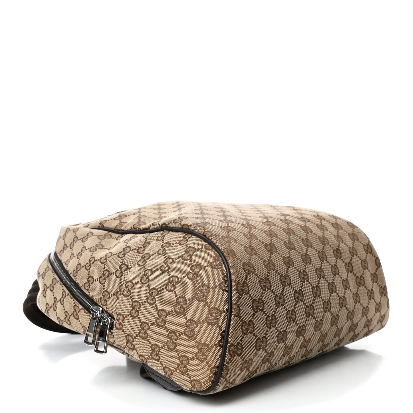 GG Monogram Travel Backpack Dark Brown