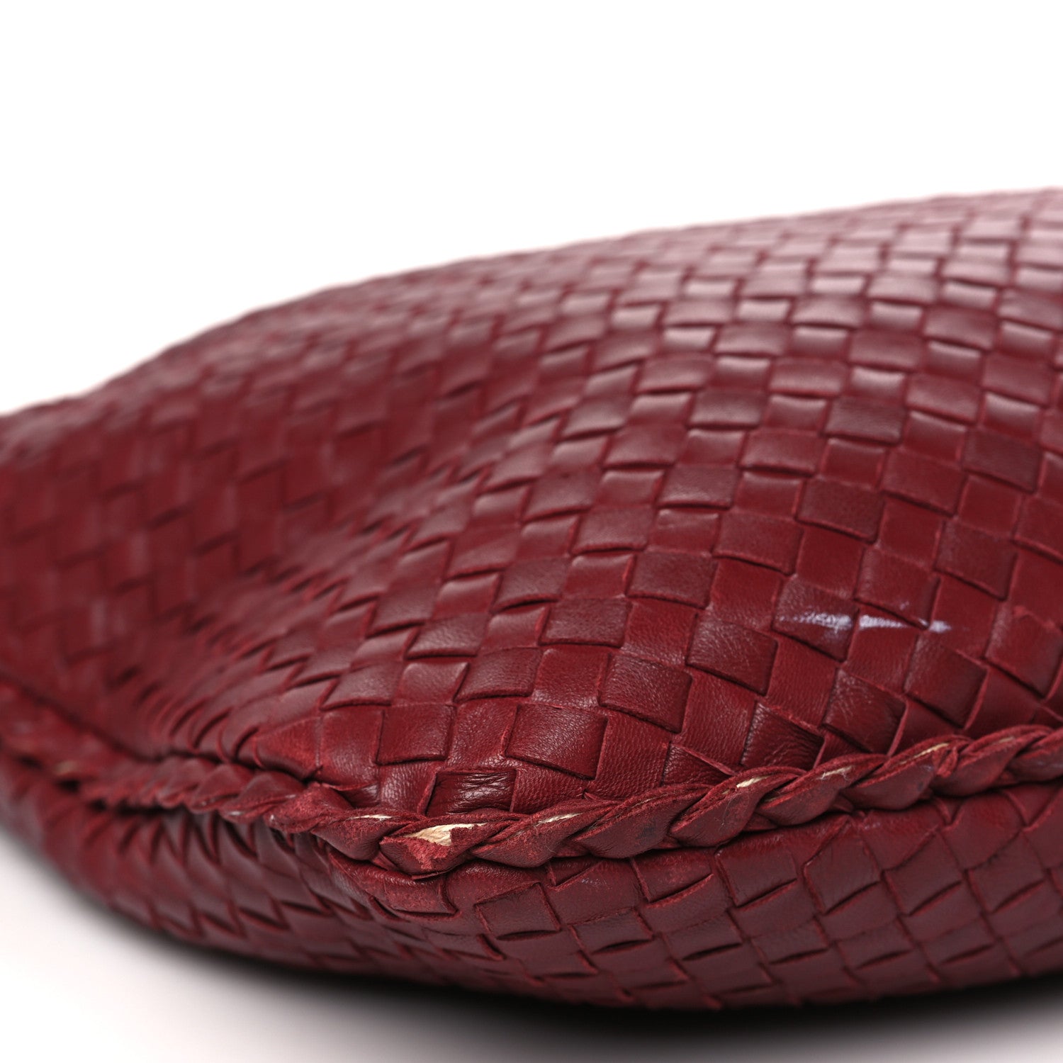 Bottega Veneta Nappa Intrecciato Large Veneta Hobo Vermillion 9 of 17