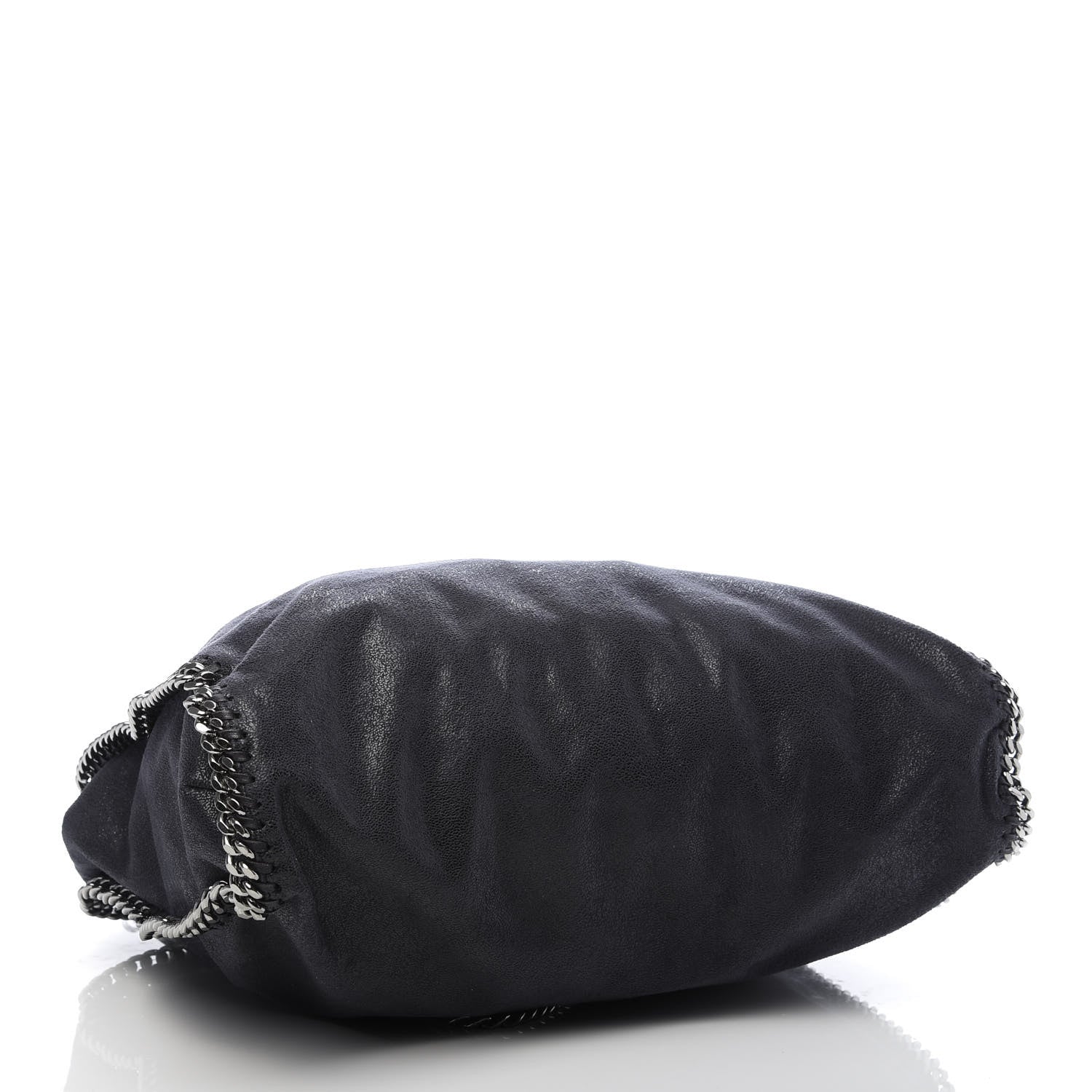 Stella McCartney Shaggy Deer Big Falabella Tote Navy 4 of 9