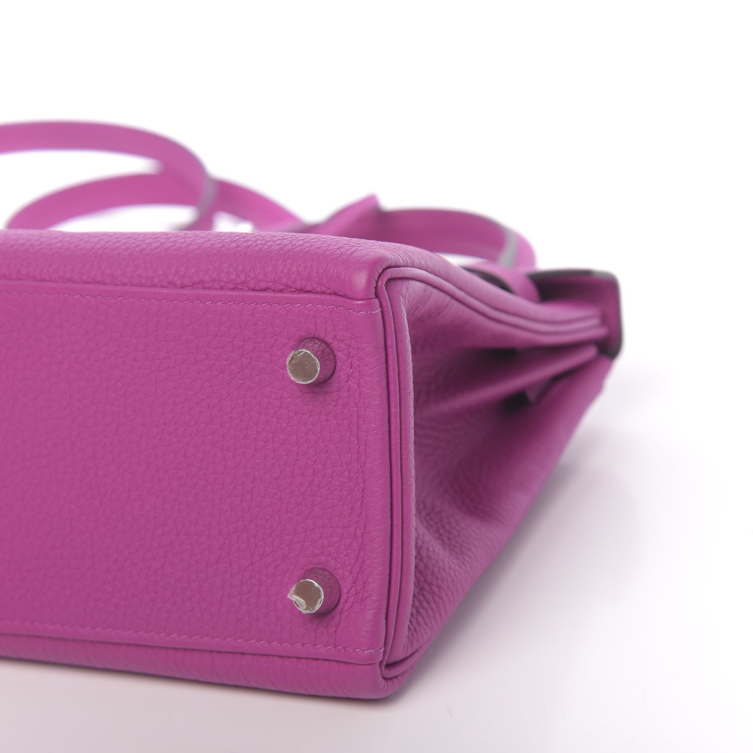Hermes Togo Kelly Retourne 25 Rose Pourpre 10 of 11