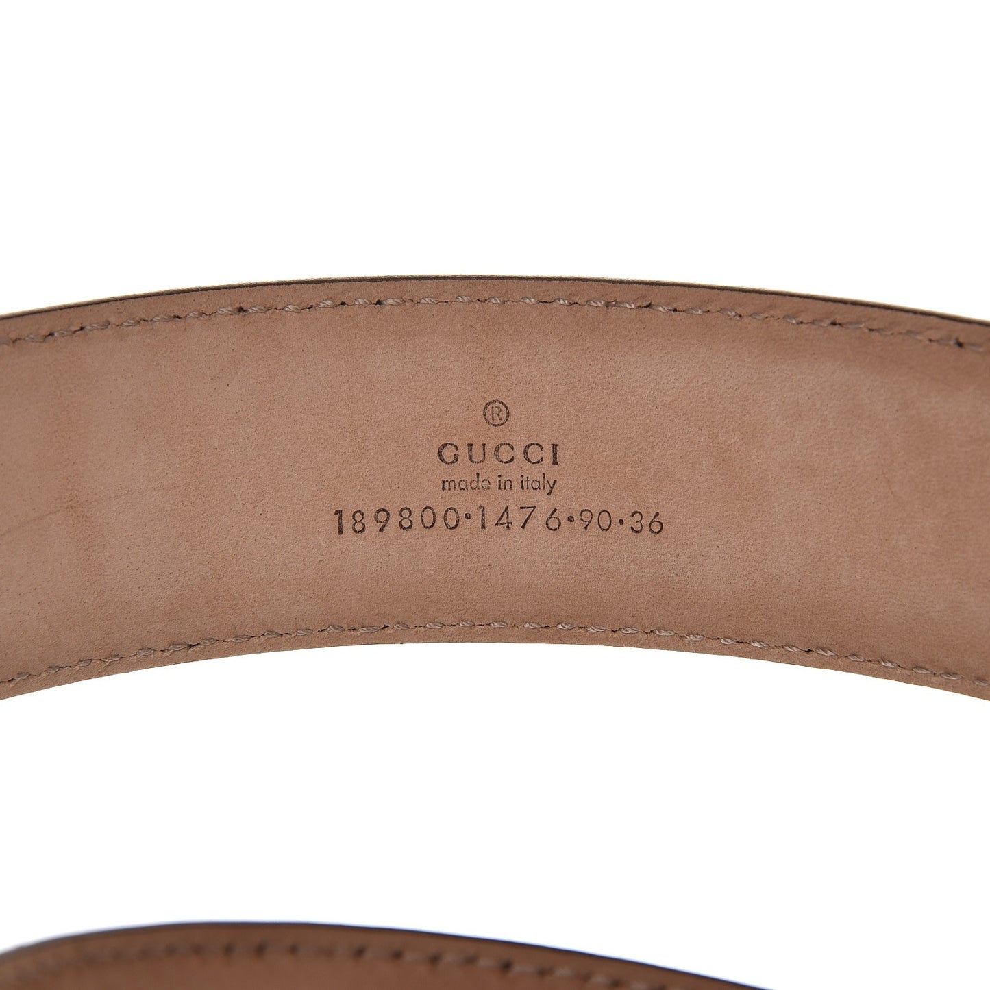 Python Bamboo Buckle Belt 90 36